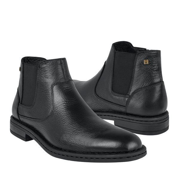 Sleek Black Leather Men\'s Boots SOLO LOBO Made In Mexico Lobo Solo | Shoes | Lobo Solo Ankle Boots Black Size 8 Made  main image 3