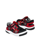 HUARACHES NIÑO YUYIN 25200 TEXTIL NEGRO 15-17