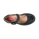 ZAPATOS ESCOLARES NIÑA YUYIN 24381 PIEL NEGRO 18-21