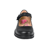 ZAPATOS ESCOLARES NIÑA YUYIN 24381 PIEL NEGRO 18-21