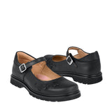 ZAPATOS ESCOLARES NIÑA YUYIN 24385 PIEL NGO 18-21