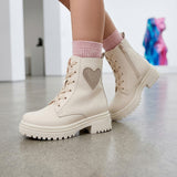 BOTINES YUYIN NIÑA 25571 SIMIPIEL BEIGE 18-21