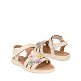 HUARACHES NIÑA YUYIN 25123 SIMIPIEL BEIGE 15-17