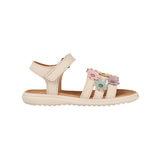 HUARACHES NIÑA YUYIN 25123 SIMIPIEL BEIGE 15-17