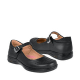 ZAPATOS ESCOLARES NIÑA YUYIN 25470 PIEL NEGRO 18-21