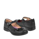 ZAPATOS ESCOLARES YUYIN NIÑA 25472 PIEL NEGRO 18-21