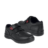 ZAPATOS ESCOLARES NIÑO YUYIN 24312 PIEL NGO 18-21