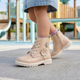 BOTINES YUYIN NIÑA 25596 CHAROL BEIGE 13-14