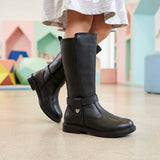 BOTAS YUYIN NIÑA 25681 SIMIPIEL NEGRO 18-21