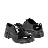 ZAPATOS ESCOLARES YUYIN NIÑA 26350 CHAROL NEGRO 18-21