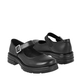 ZAPATOS ESCOLARES YUYIN NIÑA 26351 PIEL NEGRO 18-21