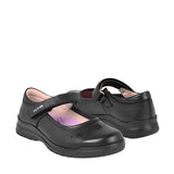 ZAPATOS ESCOLARES YUYIN NIÑA 26363 PIEL NEGRO 18-21
