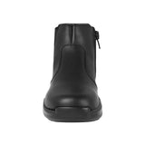 BOTINES ESCOLARES YUYIN NIÑO 24350 PIEL NEGRO 18-21