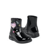 BOTINES YUYIN NIÑA 26462 CHAROL NEGRO 13-14