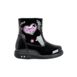 BOTINES YUYIN NIÑA 26462 CHAROL NEGRO 13-14