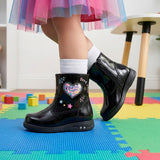 BOTINES YUYIN NIÑA 26462 CHAROL NEGRO 13-14