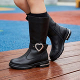 BOTAS NIÑA YUYIN 26671 SIMIPIEL NEGRO 18-21