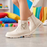 BOTINES YUYIN NIÑA 26636 SIMIPIEL BEIGE 18-21