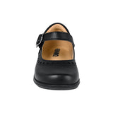 ZAPATOS ESCOLARES NIÑA STYLO 7616 SIMIPIEL NEGRO 18-21