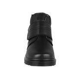 BOTINES ESCOLARES NIÑO STYLO 6262 SIMIPIEL NEGRO