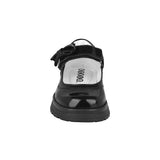 ZAPATOS ESCOLARES NIÑA STYLO 6705 CHAROL NEGRO
