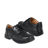 ZAPATOS ESCOLARES NIÑO STYLO 4204 SIMIPIEL NEGRO 18-21