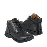BOTINES NIÑO STYLO 4201 SIMIPIEL NEGRO