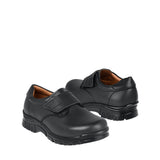 ZAPATOS ESCOLARES NIÑO STYLO 0220 SIMIPIEL NEGRO 16-17