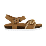 SANDALIAS NIÑA NOMADAS 90102 SUEDE CAFÉ 18-21