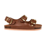 SANDALIAS NOMADAS NIÑA 90108 SIMIPIEL CAFÉ 18-21