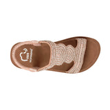 SANDALIAS NOMADAS NIÑA 084 TEXTIL ROSA 18-21