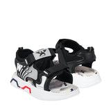 HUARACHES CLASBEN DANIEL TEXTIL NEGRO 18-21