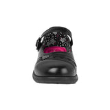 ZAPATOS ESCOLARES CLASBEN NIÑA SCALA SIMIPIEL NEGRO 18-21