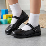 ZAPATOS ESCOLARES CLASBEN NIÑA SCALA SIMIPIEL NEGRO 18-21