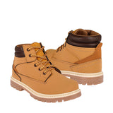 Botines Stylo para niño, color suede cafe, corrida 18-21
