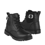 BOTINES CASUALES NIÑO STYLO 2172-1 SIMIPIEL NEGRO