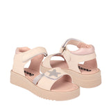 SANDALIAS STYLO NIÑA 1387-6 SIMIPIEL BEIGE 18-21