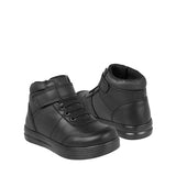 BOTINES ESCOLARES STYLO NIÑO 6007-101 SIMIPIEL NEGRO 16-17