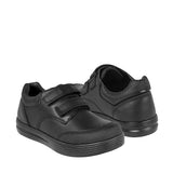 ZAPATOS ESCOLARES STYLO NIÑO 6190-1 SIMIPIEL NEGRO 18-21