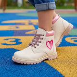 BOTINES STYLO NIÑA 2265-55 SIMIPIEL BEIGE 18-21