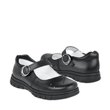 ZAPATO ESCOLAR STYLO NIÑA 1500 PIEL NEGRO 18-21