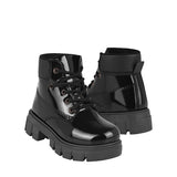 BOTINES NIÑA STYLO 16303 CHAROL NEGRO