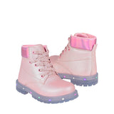 BOTINES NIÑA STYLO 18481 SIMIPIEL ROSA 15-17