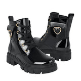 BOTINES NIÑA STYLO 17415 CHAROL NEGRO 18-21