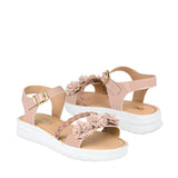 SANDALIAS NIÑA STYLO 19261 CHAROL BEIGE 18-21