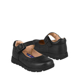 ZAPATOS ESCOLARES NIÑA BAMBINO A3987 PIEL NEGRO