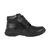 BOTINES ESCOLARES BAMBINO NIÑO BA4511 PIEL NEGRO 18-21