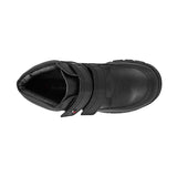 BOTINES ESCOLARES BAMBINO NIÑO BA4511 PIEL NEGRO 18-21