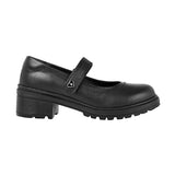 ZAPATOS ESCOLARES BAMBINO NIÑA BM6115 PIEL NEGRO 18-21