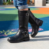 BOTAS NIÑA BAMBINO BM3066-A5 SIMIPIEL NEGRO
